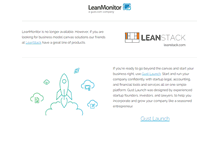 Tablet Screenshot of leanmonitor.com